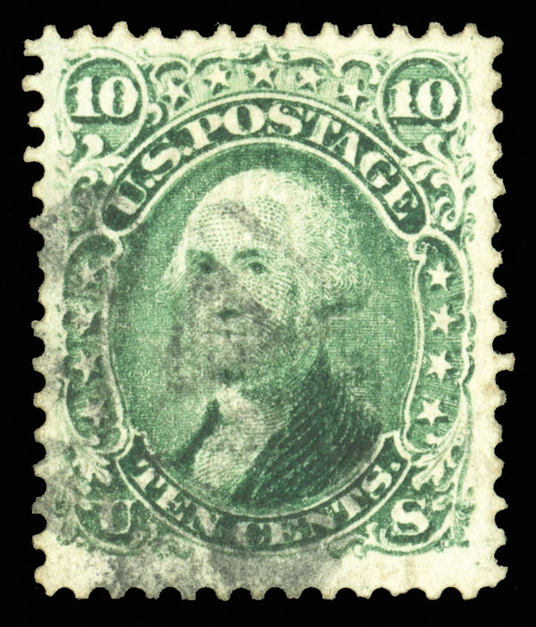 レア！クリーブClyv鉛筆サイン入り ミントグリーン 額装 291/800 UNITED STATES: 1857 10c green Z. Grill Finest Known Example